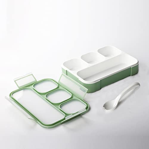 Lunch Box Children with 4-compartments,Leak-proof Kindergarten Bentobox with partition 1000ML Sustainable