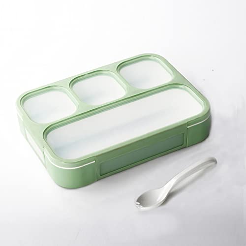 Lunch Box Children with 4-compartments,Leak-proof Kindergarten Bentobox with partition 1000ML Sustainable