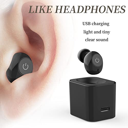 Black Single Earbuds Hearing Aids