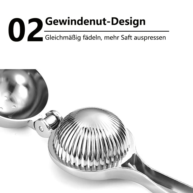 Lemon Press Manual Dishwasher Safe Anti-Etching Citrus Press Juicer Orange Press