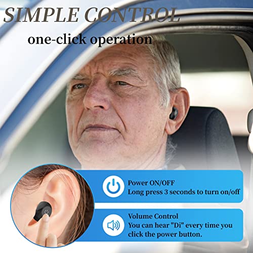 Black Single Earbuds Hearing Aids