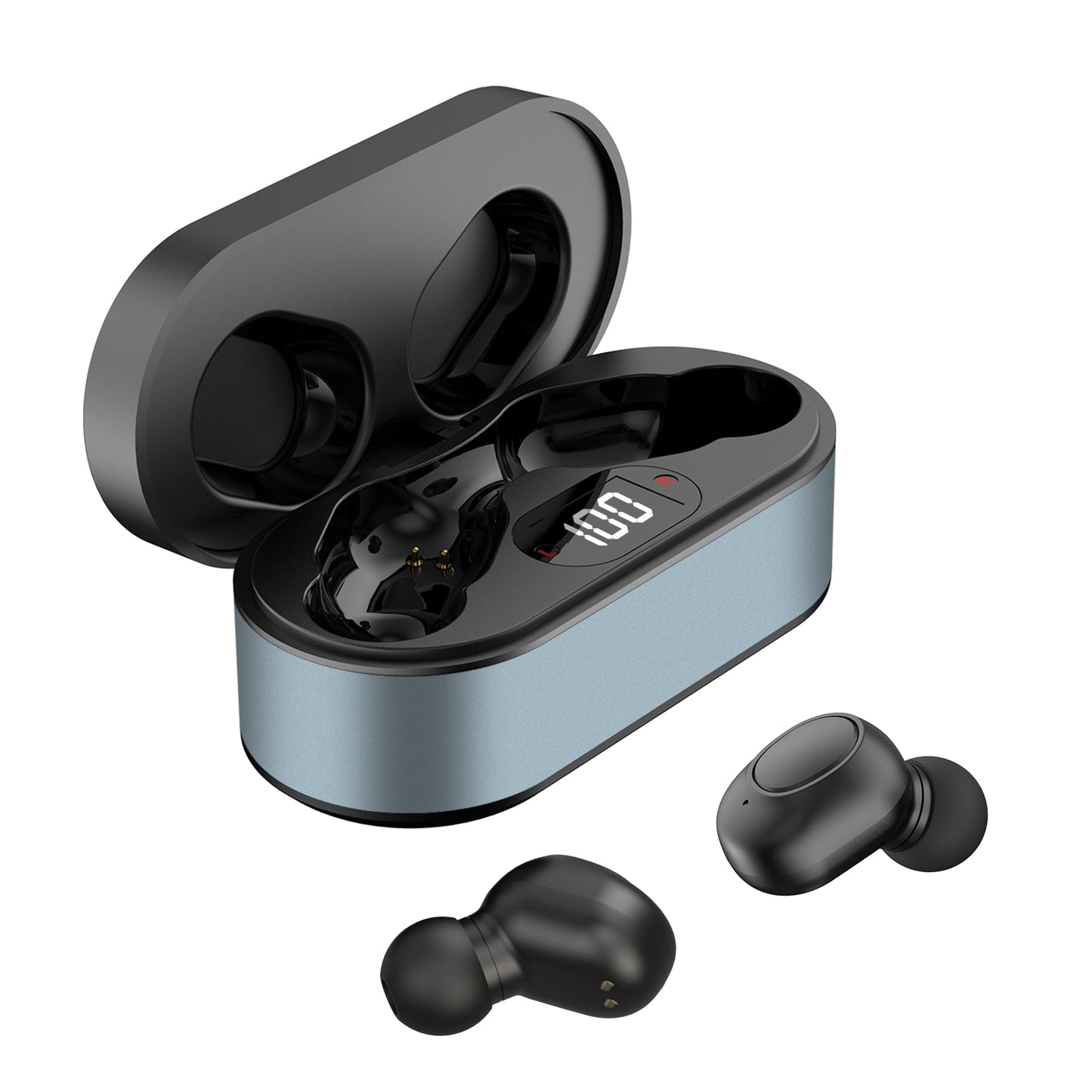 Auyeetek Sound Digital Device for Seniors, Rechargeable Sound Improver Device with Big Button Operation Earphone Easy to Use 6 White Eartips