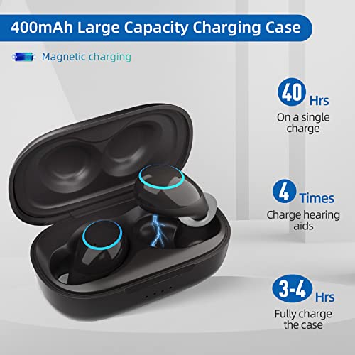 Voice Amplifier 15-55Personal Listening amplifier 8 Channel Digital Rechargeable Wireless Earbuds Magnify Voice for Seniors
